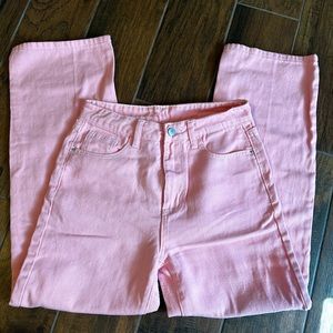 Pink Mom Jeans